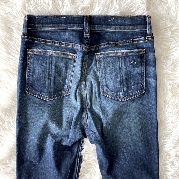 rag & bone Justine High-Rise Skinny Jeans, Mateos - Picture 12 of 13